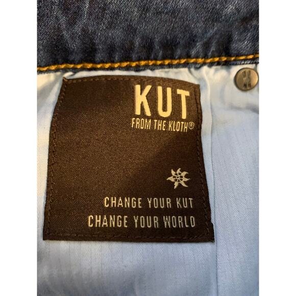 Kut From The Kloth Size 8 High Rise Boyfriend Medium Wash Women's Straight Jeans - Picture 6 of 8